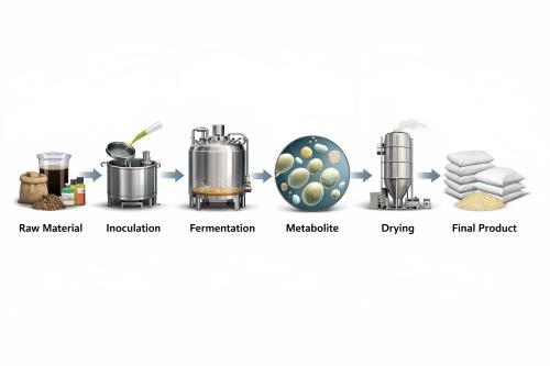 fermentationprocessoverviewfeedadditives AnimalYeast fermentation process steps in feed additive production