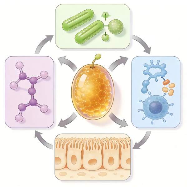 Mechanism of yeast culture improving digestive enzyme activity