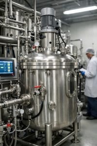 Yeast fermentation process for feed additive production in controlled environment