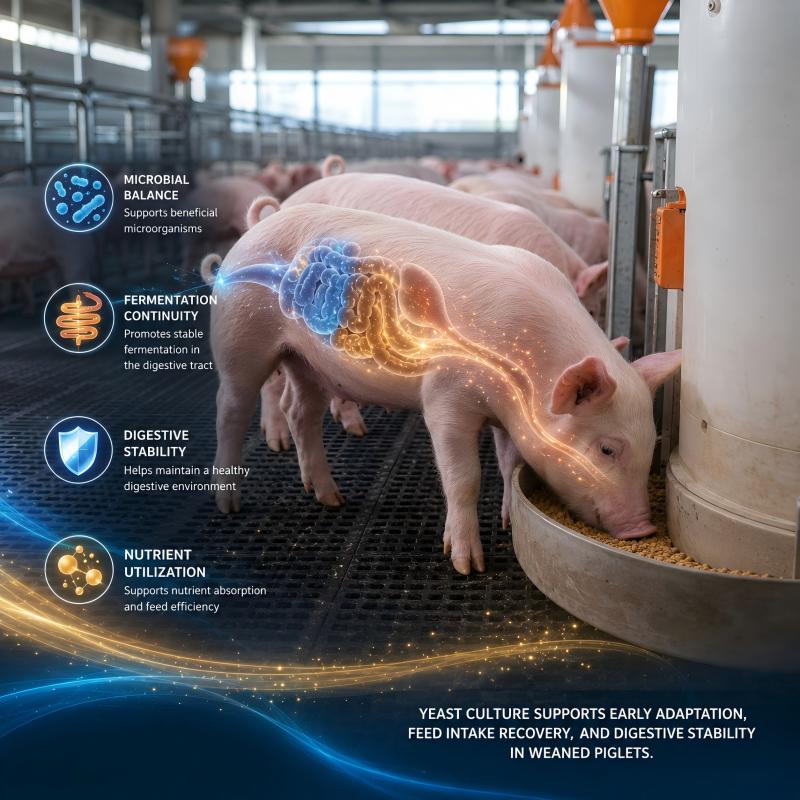 yeastcultureforpigletsweaningsupport AnimalYeast Yeast culture supporting feed intake and digestive stability in weaned piglets under commercial farming conditions