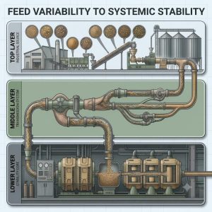 Yeast culture supporting microbial stability under variable feed conditions in livestock production