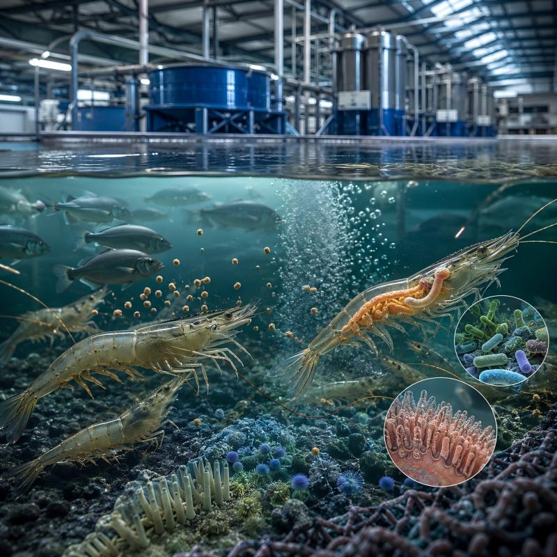 Yeast culture supporting digestive stability in RAS aquaculture systems